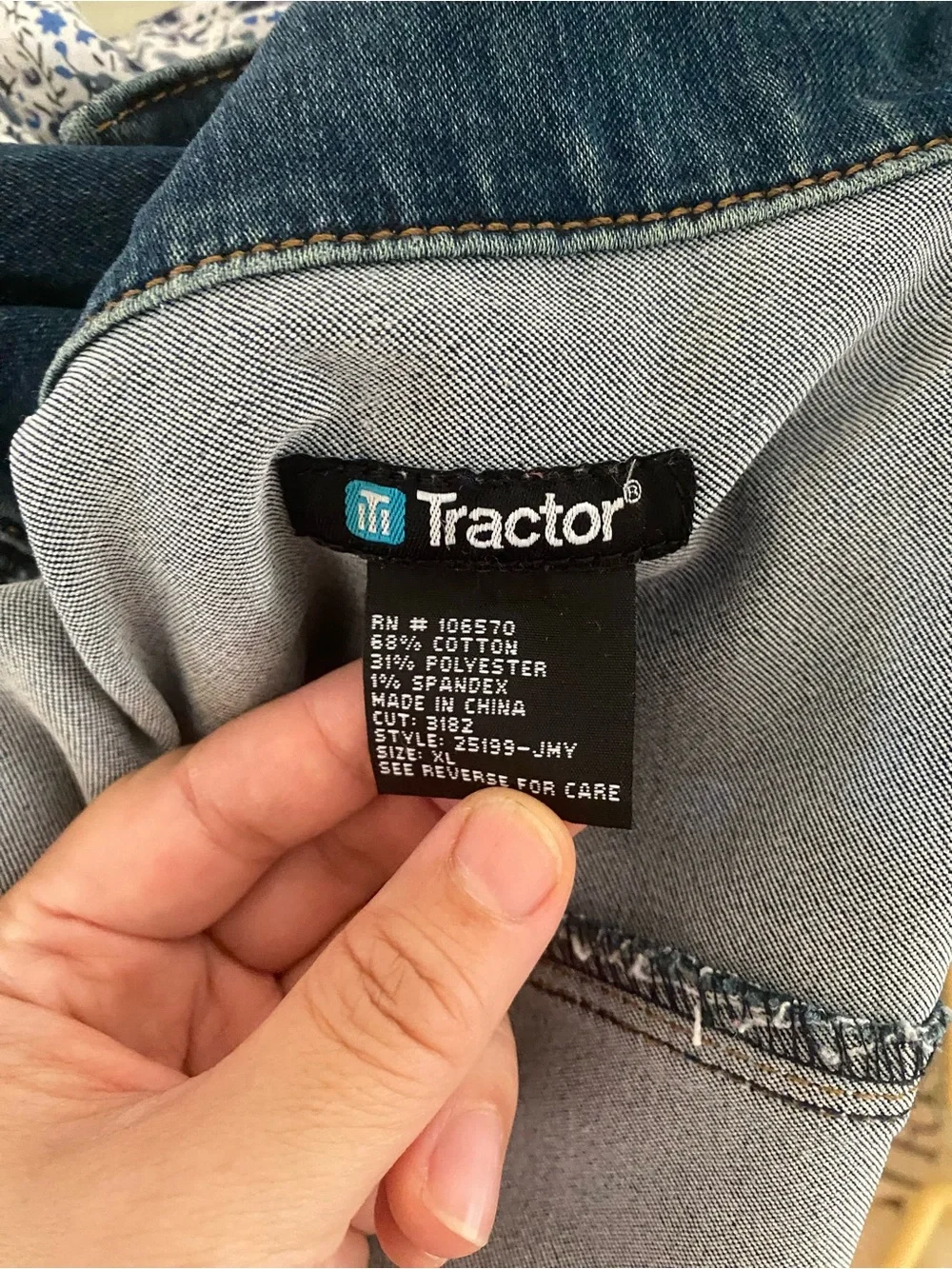 Tractr classic denim